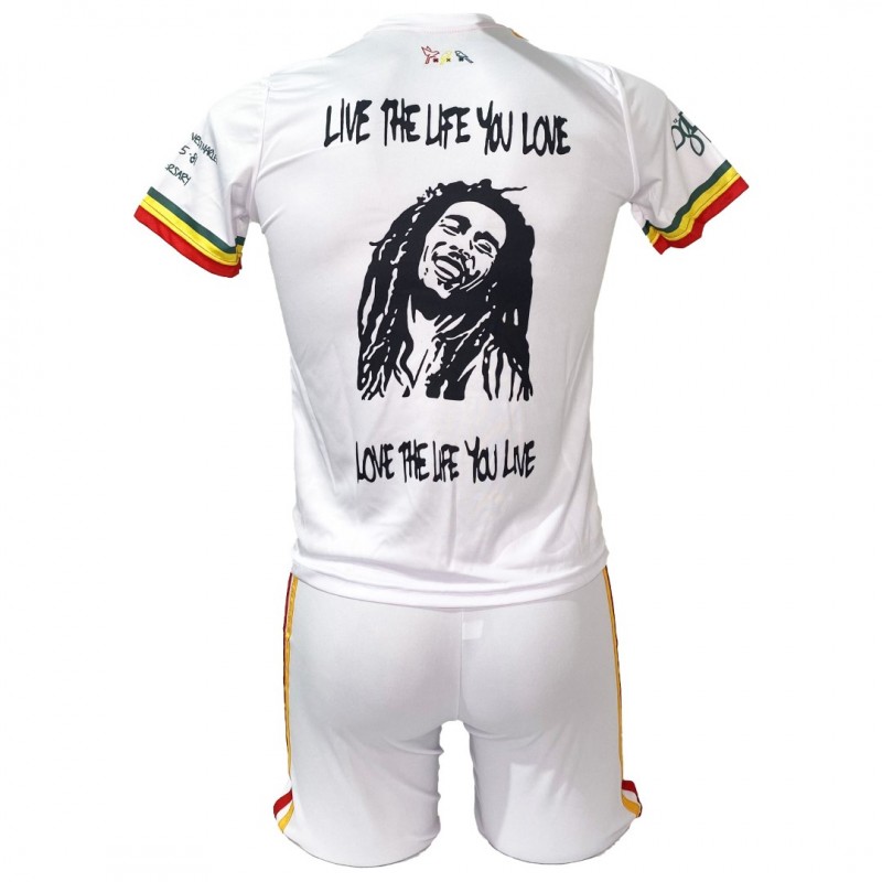 Παιδικό Σετ Ποδοσφαίρου AJAX BOB MARLEY Limited Edition Λευκή 2323BOB-4