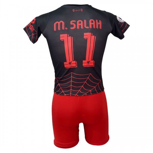 Παιδικό Σετ Ποδοσφαίρου Liverpool-M.Salah Μαύρο/Κόκκινο Spiderman 7502-01