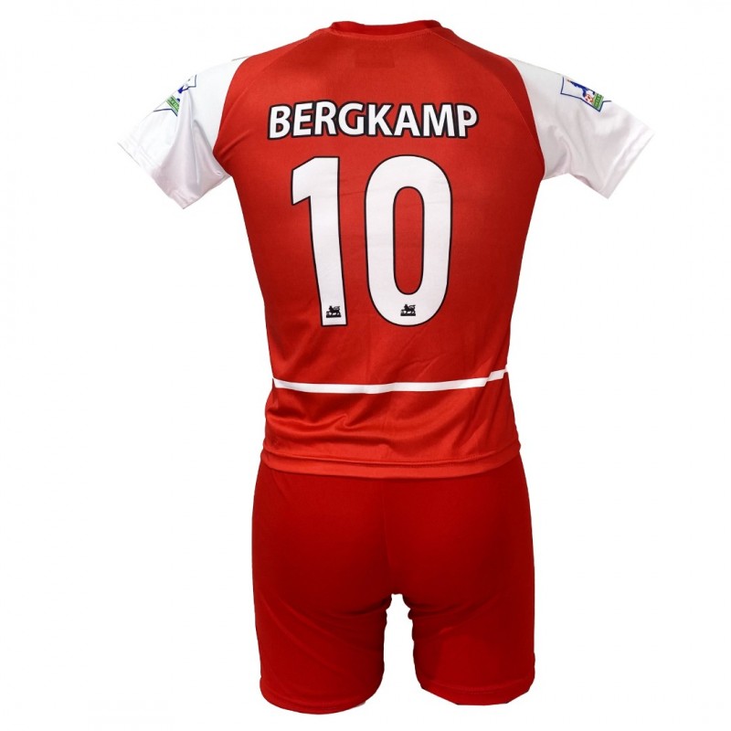 Παιδικό Σετ Ποδοσφαίρου Arsenal Bergkamp Κόκκινο/Λευκό 1010-01