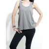 GSA GLORY LOOSE TANK TOP  CHARCOAL