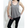 GSA GLORY LOOSE TANK TOP  CHARCOAL