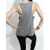 GSA GLORY LOOSE TANK TOP  CHARCOAL