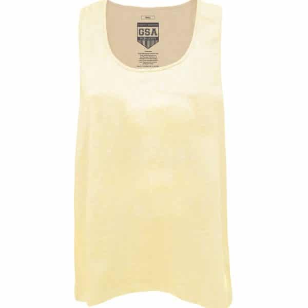 GSA GLORY LOOSE TANK TOP  YELLOW