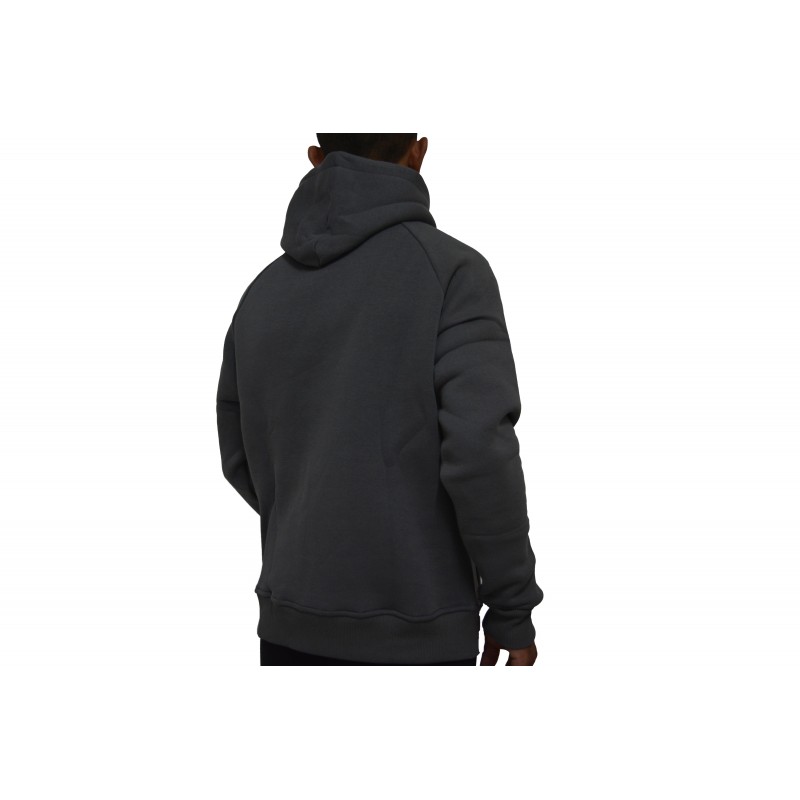 SUPERCOTTON HOODIE LOGO CHARCOAL