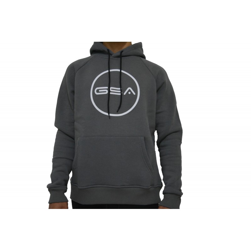 SUPERCOTTON HOODIE LOGO CHARCOAL