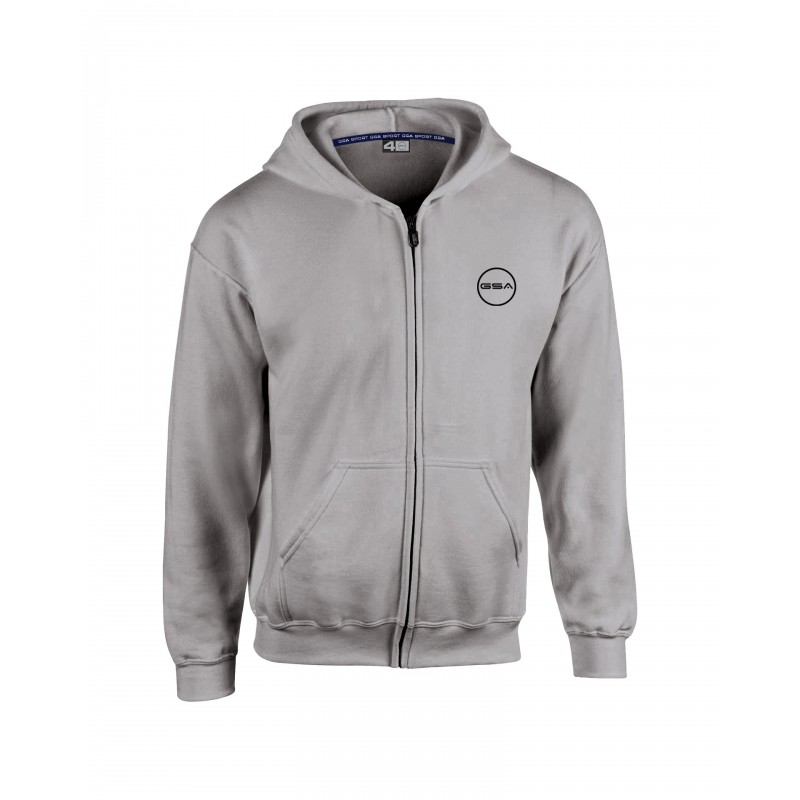 ΠΑΙΔΙΚΗ ΖΑΚΕΤΑ GSA SUPERCOTTON ZIPPER HOODIE (KIDS) FORST GREY 17-38003-05