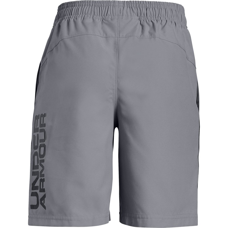 Under Woven Graphic Shorts  Armor Boys Grey